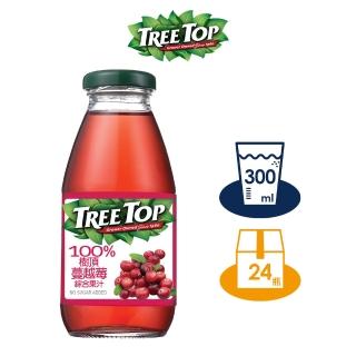 【Tree Top 樹頂】100%蔓越莓綜合果汁 300mlx1箱(共24入)