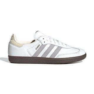 【adidas 愛迪達】Samba OG 男鞋 女鞋 灰白色 中性 運動 休閒 愛迪達 德訓鞋 復古 焦糖底 休閒鞋 IH4880
