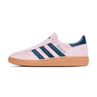 【adidas 愛迪達】Handball Spezial 女鞋 粉紅色 經典 膠底 絨面 德訓鞋 麂皮 復古 休閒鞋 IF6561