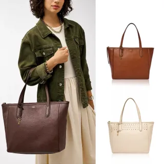 【FOSSIL】Sydney 柔軟真皮托特包 (多色任選)