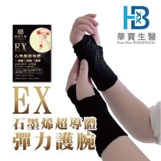 【華寶生醫】石墨烯超導體護腕1雙(MIT石墨烯科技纖維新增)