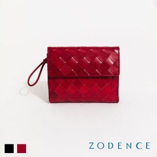 【ZODENCE 佐登司】CRAFTSOUL進口真皮手工上色編織中夾(多色/2025新款上市)