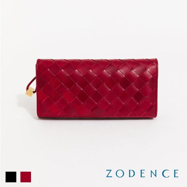 【ZODENCE 佐登司】CRAFTSOUL進口真皮手工上色編織長夾(多色/2025新款上市)