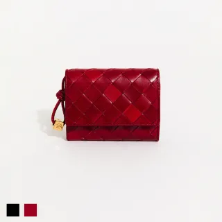 【ZODENCE 佐登司】CRAFTSOUL進口真皮手工上色編織卡片零錢包(多色)