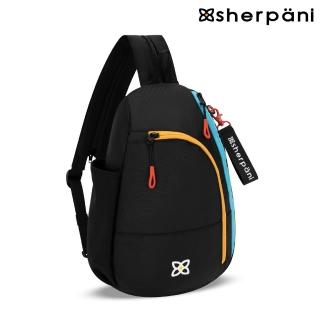 【Sherpani】防潑水多功能斜肩包-25I Wayfarer 8L｜黑彩色(撥水 環保 防盜錄)