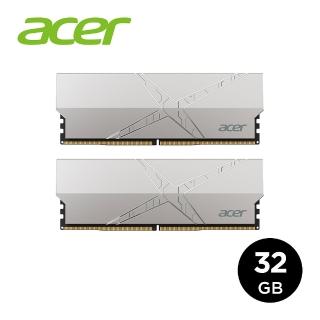 【Acer 宏碁】HT200 DDR5-6000 32GB 銀色(16G*2 CL30)