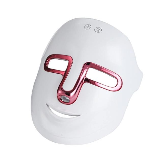 Panatec沛莉緹 K-553 臉部按摩器，專為臉部護理設計，內建彈力光與溫熱功能，提供舒緩按摩與彈性光療效果。尺寸27.3 x 22.5 x 15 cm，重量僅385g，採用充電式電源支援國際電壓，方便旅行使用。中國製造，保固1年，白色系外觀簡約大方，是居家臉部SPA的理想選擇。