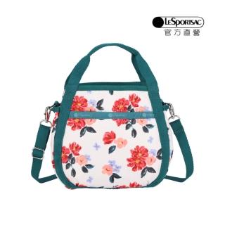 【LeSportsac官方直營】輕量尼龍 斜背手提兩用包(8056 寧夏綻花)