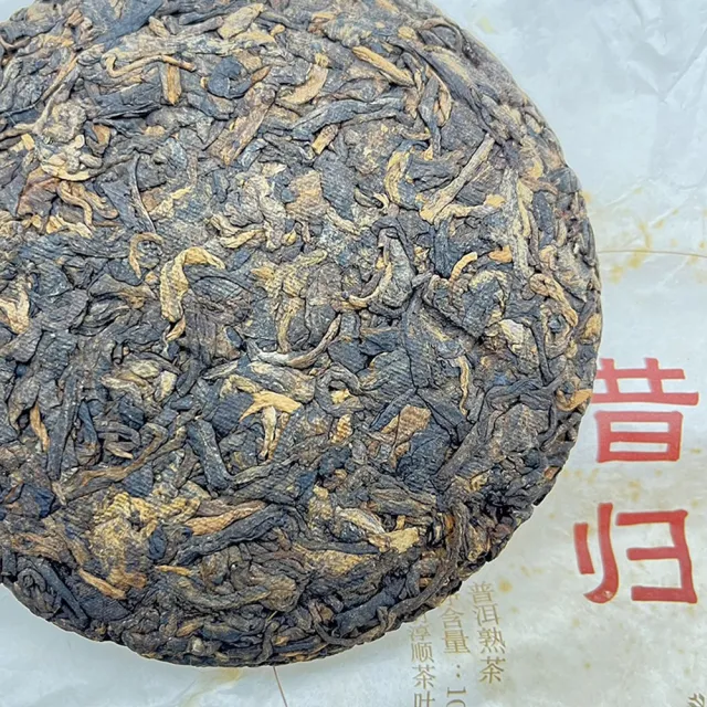 【藏古祥館】昔歸A0013(昔歸 普洱茶 熟茶 餅茶 100g)