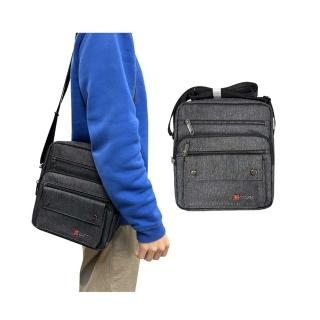 【SNOW.bagshop】斜側包中容量(二主袋+外袋共七層8吋平板進口防水包 尼龍布)