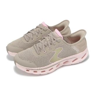 【SKECHERS】懶人鞋 Go Walk Glide-Step 2 Slip-Ins 女鞋 棕粉 瞬穿科技 健走鞋(125116-TPPK)