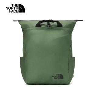 【The North Face 官方旗艦】北面男女款綠色舒適背負大容量背提兩用休閒後揹包｜8B1YHCH