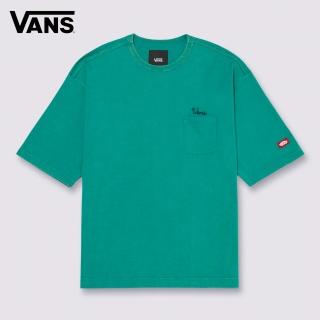 【VANS】官方旗艦 Tokyo Design Collective Washed Out 綠色短袖T恤