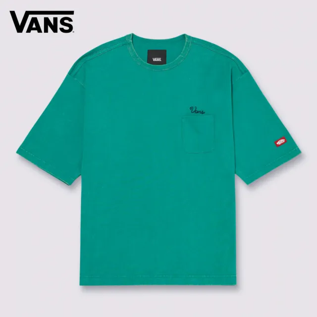 【VANS】官方旗艦 Tokyo Design Collective Washed Out 綠色短袖T恤