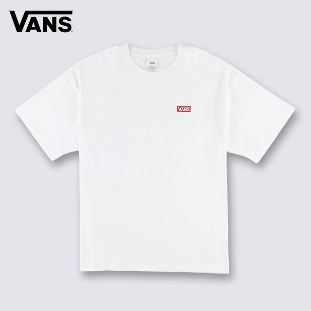 【VANS 官方旗艦】Gradient Logo 男女款白色短袖T恤