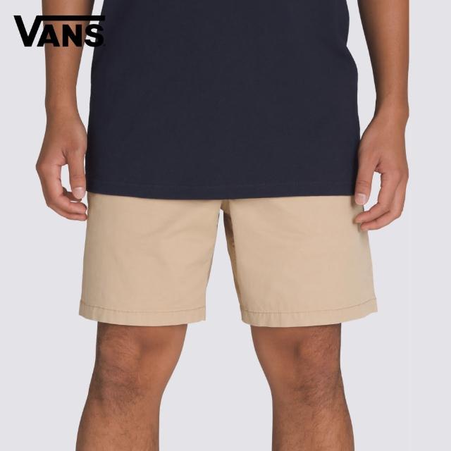 【VANS 官方旗艦】Range Relaxed Elastic 男女款卡其色短褲