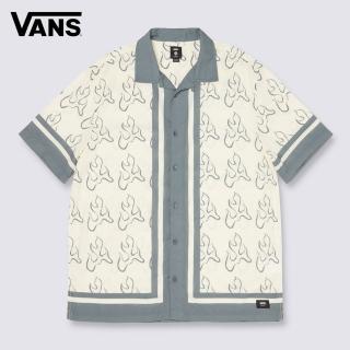 【VANS】官方旗艦 Blaze Border 白色短袖襯衫