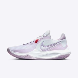 【NIKE 耐吉】Precision VI 男 籃球鞋 運動鞋 緩震 疾速型 球鞋 白 粉紫(DD9535-100)