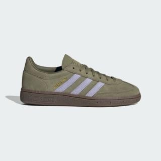 【adidas 愛迪達】休閒鞋 女鞋 運動鞋 三葉草 HANDBALL SPEZIAL W 綠 JI2650(8894)