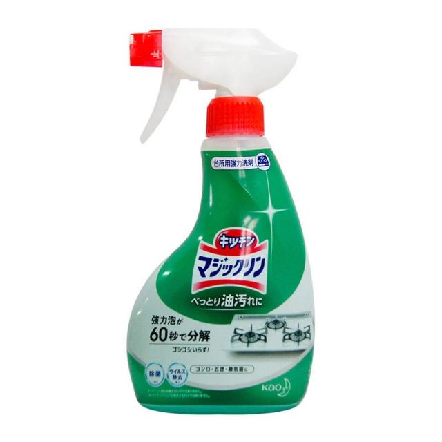 【YING SHUO】日本製 泡沫型強效油污清潔劑 400ml(廚房油污 清潔)