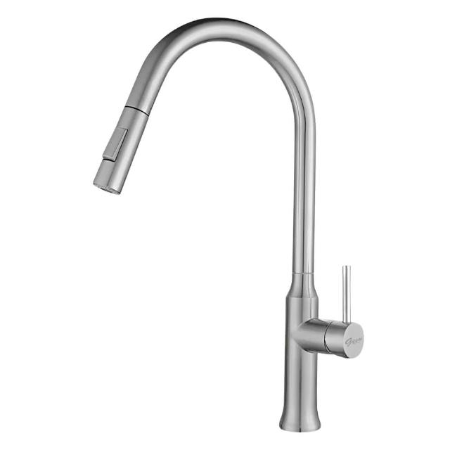 GESAI 格賽 B-30131-LT5 檯面伸縮龍頭，專為廚房設計，提供便捷伸縮功能，提升使用舒適度。品牌GESAI 格賽，品質可靠，享有10年保固期。在正常使用下，非人為因素損壞將提供免費維修服務。一年內耗材損壞免費更換（陶瓷芯、把手蓋、墊片、軟管、噴頭、抽拉管等需另購）。不保固範圍包括天災、操作不當、擅自修理或使用酸鹼清潔液導致損壞、外觀水垢生鏽等。保固需出示蓋章保固卡及發票。適合追求耐用與實用性的家庭選擇。