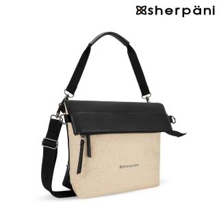 【Sherpani】母親節禮物 防盜多功能側揹包-25I Vale AT 12L｜卡其(安全鎖 防割 防盜錄 環保)