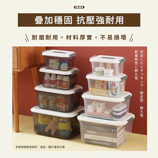 【夢巴黎】透明收納箱 特大號 2入組(收納箱 置物箱 透明整理箱 衣服收納 衣物收納 玩具收納 萬用箱)