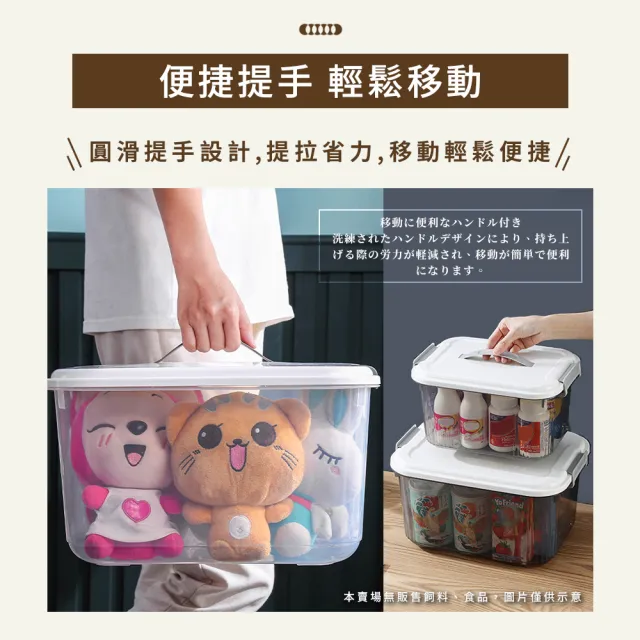 【夢巴黎】透明收納箱 特大號 2入組(收納箱 置物箱 透明整理箱 衣服收納 衣物收納 玩具收納 萬用箱)