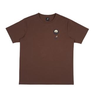 【KANGOL】短T 咖色 山系LOGO 短袖 上衣 中性(6525100902)