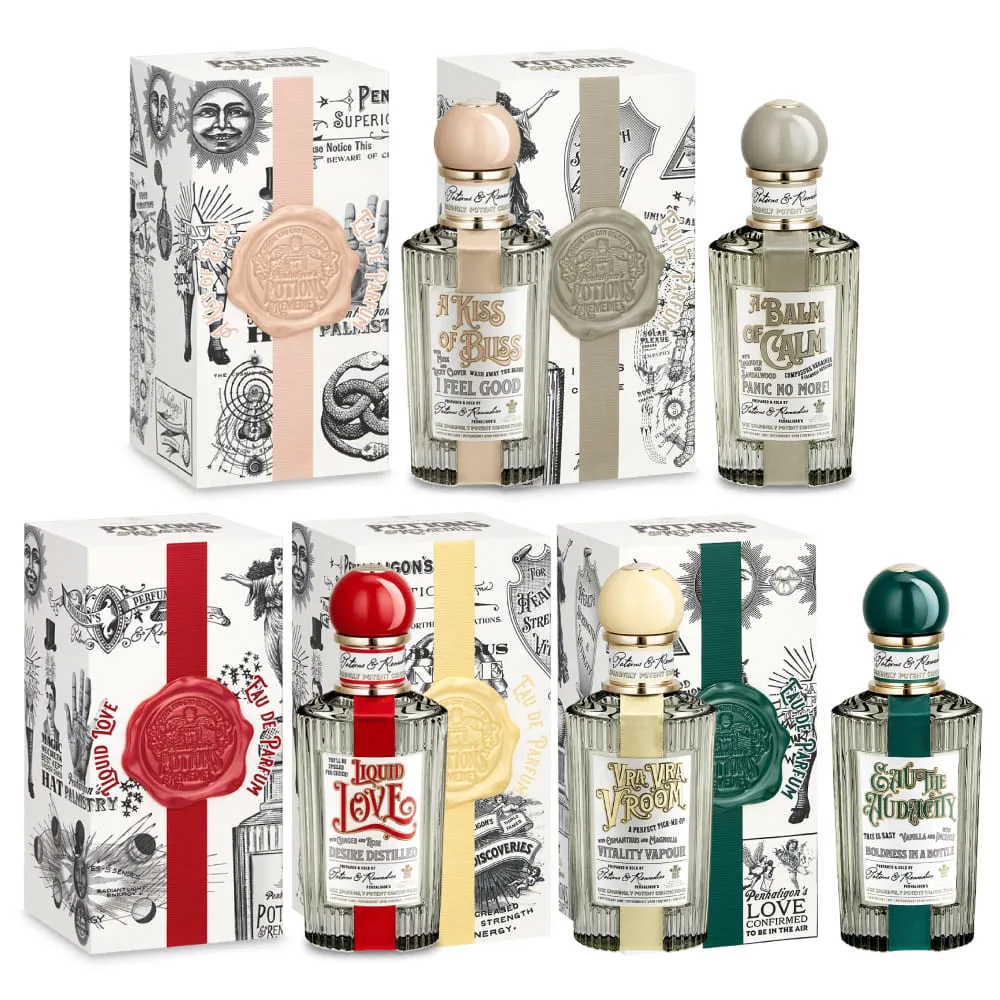 【PENHALIGON’S 潘海利根】魔藥系列淡香精 100ml(多款任選.幸運四葉草/愛情魔藥/靜謐之香)