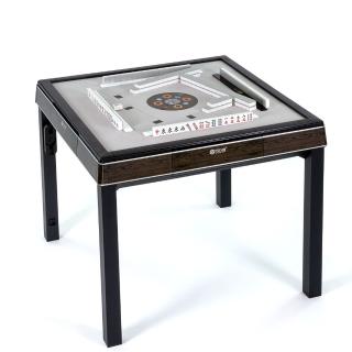 【商密特】T650 二代 過山 電動麻將桌 全新二代架構(絲紋亮面系列 餐桌款 檀木棕)