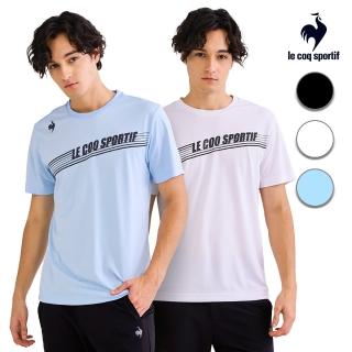 【LE COQ SPORTIF 公雞】吸濕排汗短袖T恤 男款-3色-LWV21001