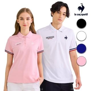 【LE COQ SPORTIF 公雞】短袖POLO衫 男女款-4色-LWV21941 LWV22941