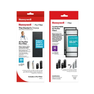 【Honeywell】適用HPA-162WTW一年份專用濾網組(HEPA濾網HRF-HX2-AP+活性碳CZ除臭濾網HRF-B1 x4)