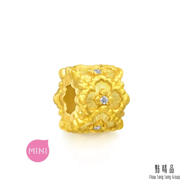 【點睛品】幸運環繞 黃金鑽石串珠