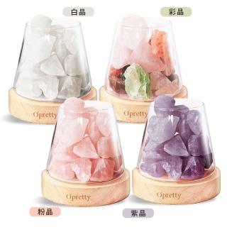 【O Pretty 歐沛媞】富士山水晶燈(多款可選-贈天然草本精油5ml)