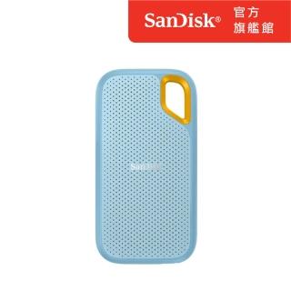 【SanDisk 晟碟】E61 4TB 2.5吋行動固態硬碟(天藍/SDSSDE61-4T00-G25B/讀寫速度高達1050MB/s/1000MB/s)