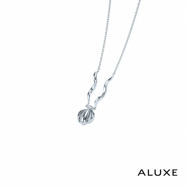 【ALUXE 亞立詩】10K金 K金項鍊 鏤空貝殼 迪士尼 小美人魚系列 NNDL004