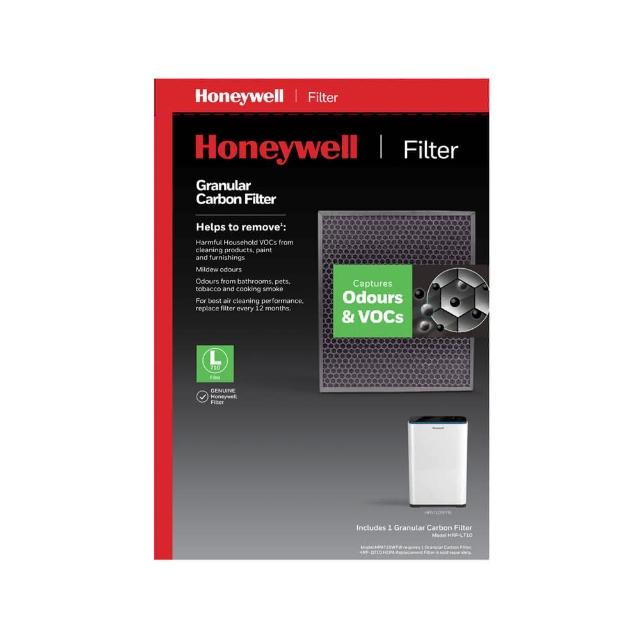 Honeywell HRF-L710 活性碳濾網，專為HPA-710WTW及HPA-710WTWV1空氣清淨機設計，提供高效吸附異味與有害氣體。中國製造，一片/盒包裝，新品瑕疵保固。適合日常維護，提升空氣品質。