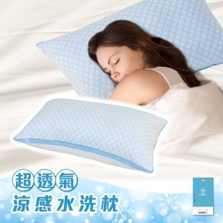 【寢室安居】超透氣COOL涼感立體Ｑ彈水洗枕(枕頭/透氣枕/涼感枕頭/飯店枕頭/枕心)