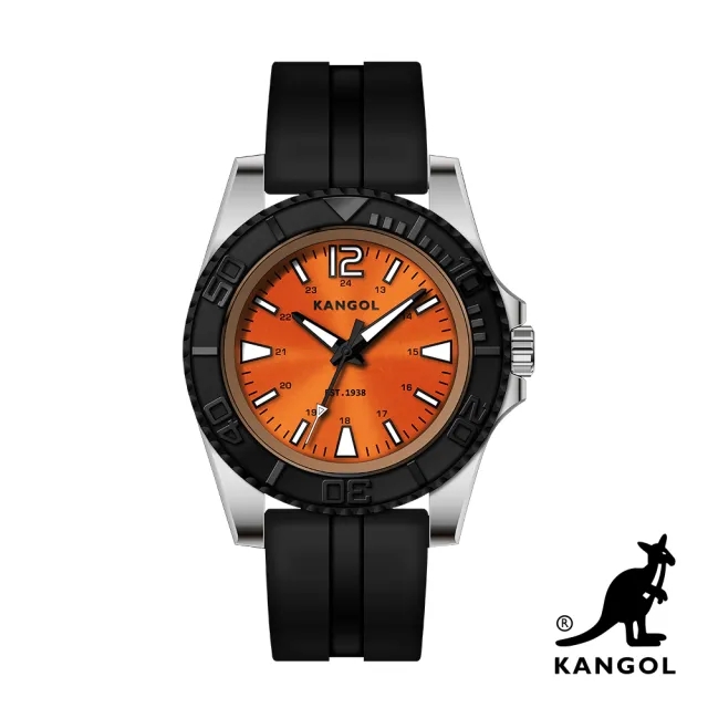 【KANGOL】下單贈100MO幣│英國袋鼠 時尚米蘭腕錶+可調手環/真皮錶帶禮盒組(多款)