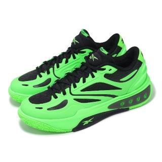 【REEBOK】籃球鞋 Engine A 男鞋 綠 黑 Solar Lime 支撐 緩衝 復古 運動鞋(100218464)