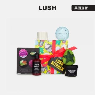 【LUSH 嵐舒】LUSH KITCHEN 泡澡沐浴禮盒(沐浴乳/泡澡球/清新/禮盒限定)