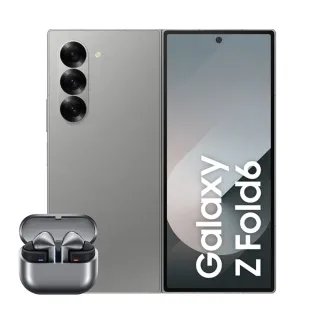 【SAMSUNG 三星】Galaxy Z Fold6 5G 7.6吋(12G/256G/高通驍龍8 Gen3/5000萬鏡頭畫素/AI手機)(Buds3 Pro組)