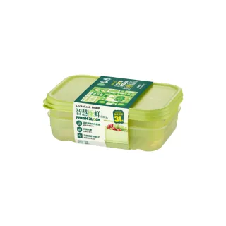 【LocknLock 樂扣樂扣】官方直營 智慧極鮮Fresh Block保鮮盒 760ml/2入組