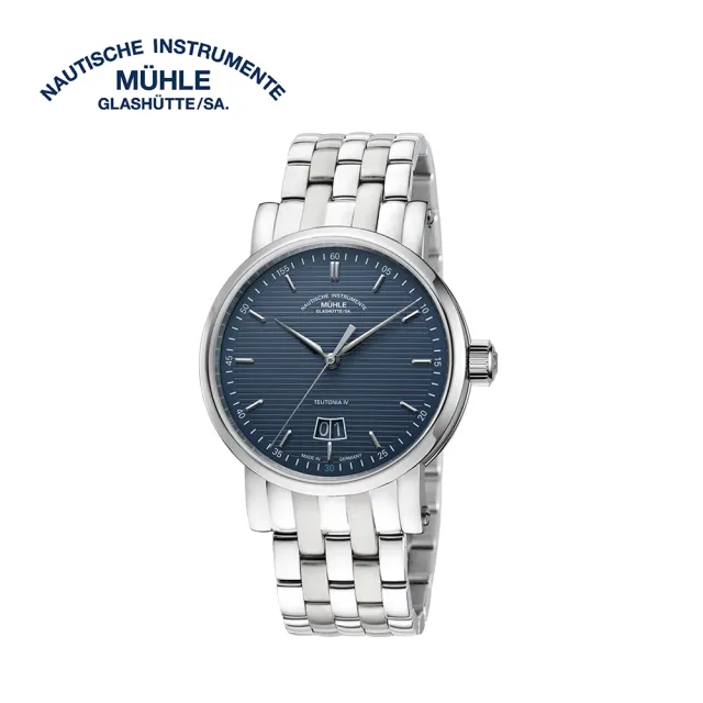 【GLASHUTTE】格拉蘇蒂．莫勒 Teutonia IV 大日期版1994 年限量版 無菸煤 M1-44-75-1994-MB(機械錶 男錶)