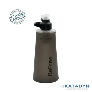 【KATADYN】BeFree AC 個人隨身濾水器加厚款 1.0L 經典黑 Black 8021403(馬布谷戶外)