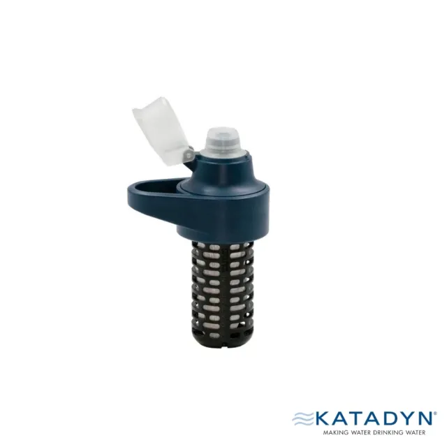【KATADYN】BeFree AC 個人隨身濾水器 0.5L 岩石藍 Slate Blue 8021401(馬布谷戶外)
