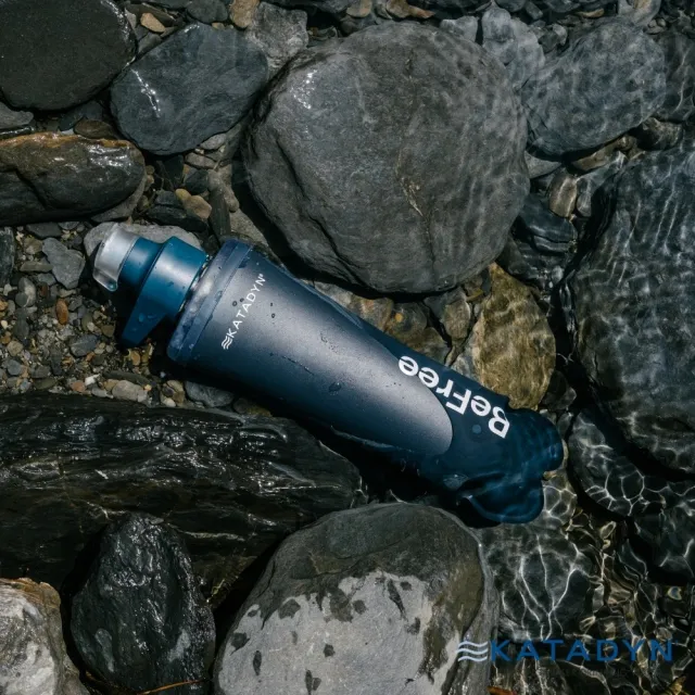 【KATADYN】BeFree AC 個人隨身濾水器 0.5L 岩石藍 Slate Blue 8021401(馬布谷戶外)
