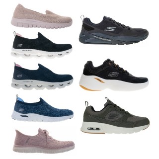 【SKECHERS】男女款 避震緩衝 輕量淑女娃娃休閒運動鞋(多款)